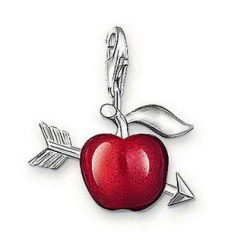 Cupid's Red Apple Charm